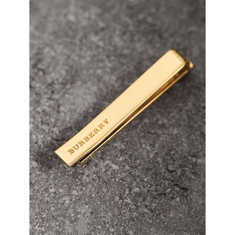 burberry tie bar gold|Burberry tie vintage.